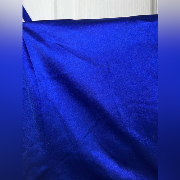 Emerald Sundae Juniors Pleated Gown Royal - Picture 6 of 6